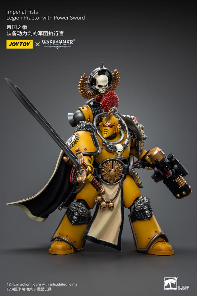Warhammer The Horus Heresy Actionfigur 1/18 Imperial Fists Legion Praetor with Power Sword 12 cm