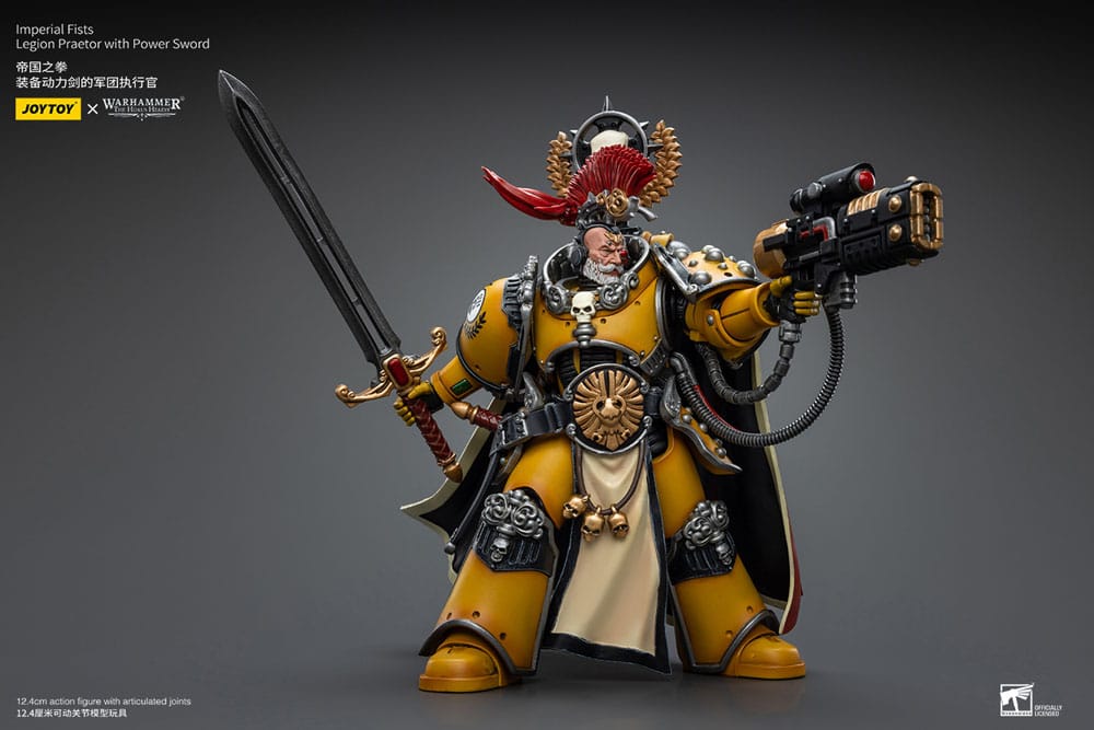 Warhammer The Horus Heresy Actionfigur 1/18 Imperial Fists Legion Praetor with Power Sword 12 cm