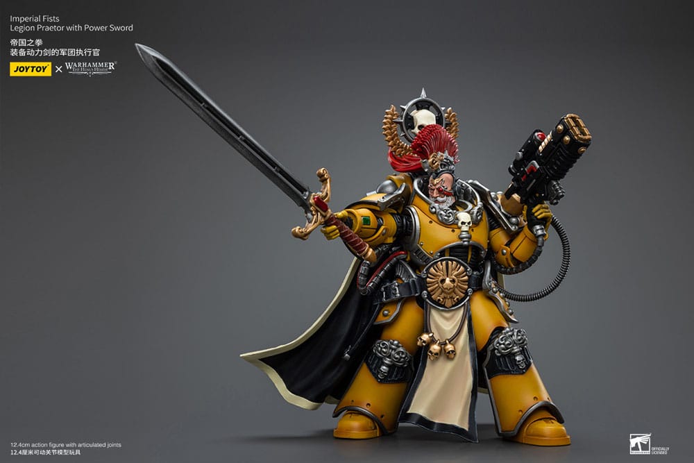 Warhammer The Horus Heresy Actionfigur 1/18 Imperial Fists Legion Praetor with Power Sword 12 cm