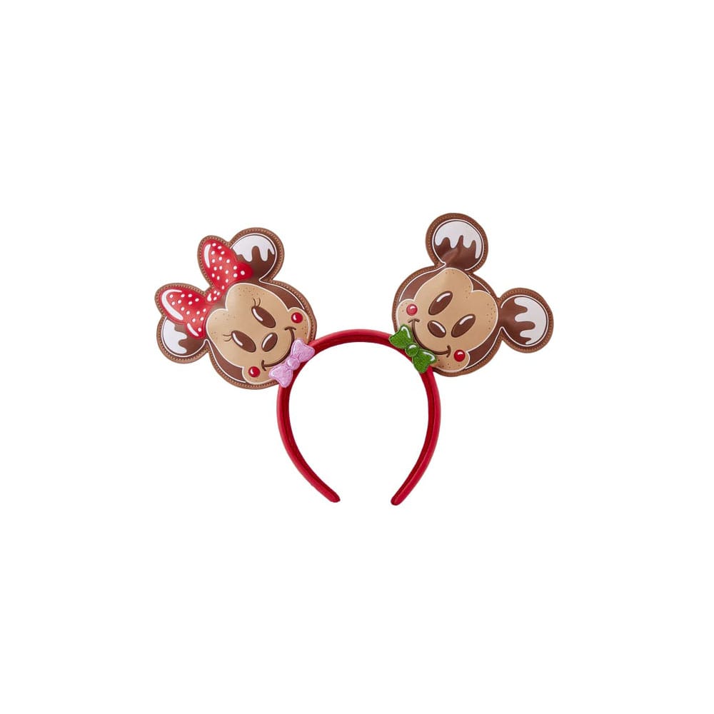 Disney by Loungefly Rucksack & Haarreif Set Mickey & Friends Gingerbread Cookie AOP