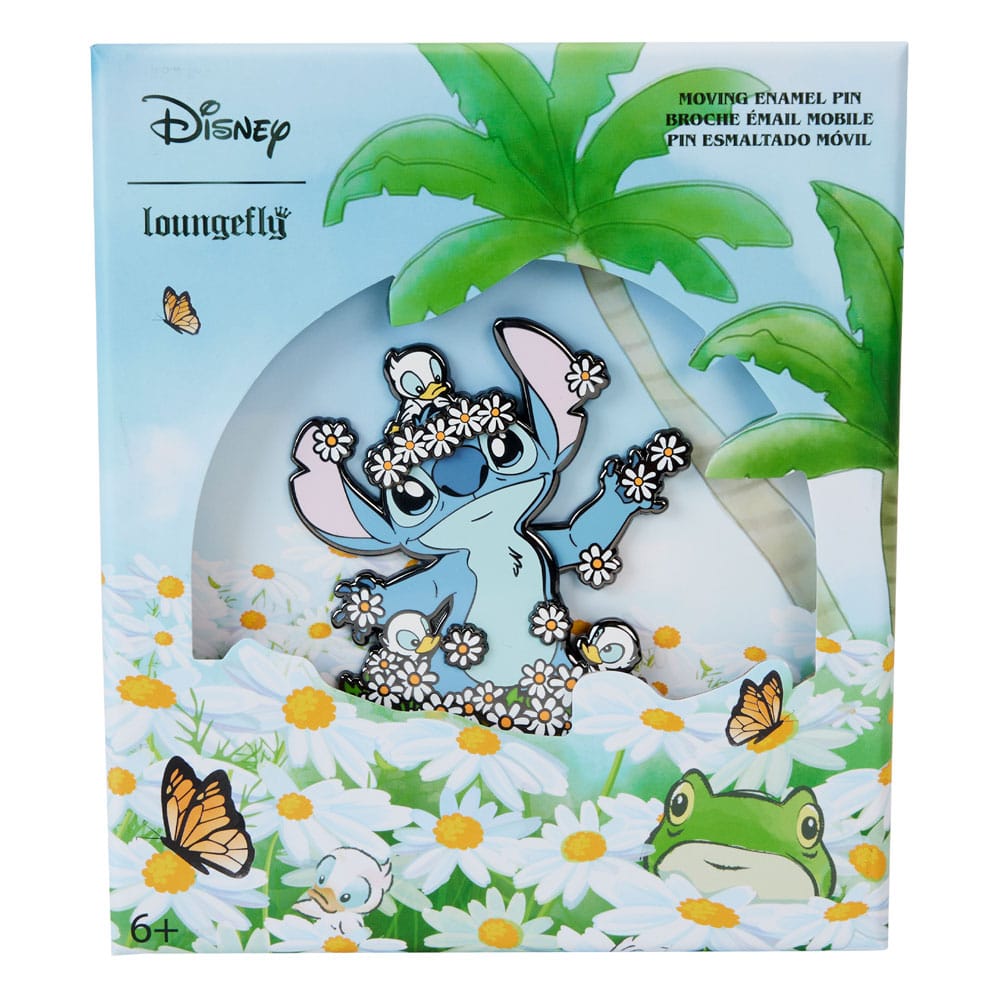 Disney by Loungefly Ansteck-Pins Lilo and Stitch Springtime 3" Collector Box Sortiment (12)