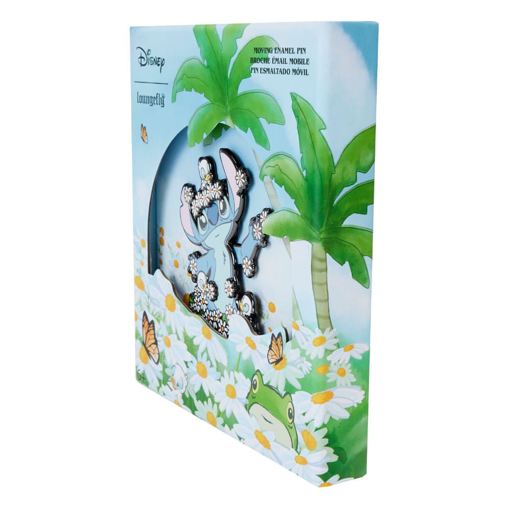 Disney by Loungefly Ansteck Pins Lilo and Stitch Springtime 3 Collector Box Sortiment 12