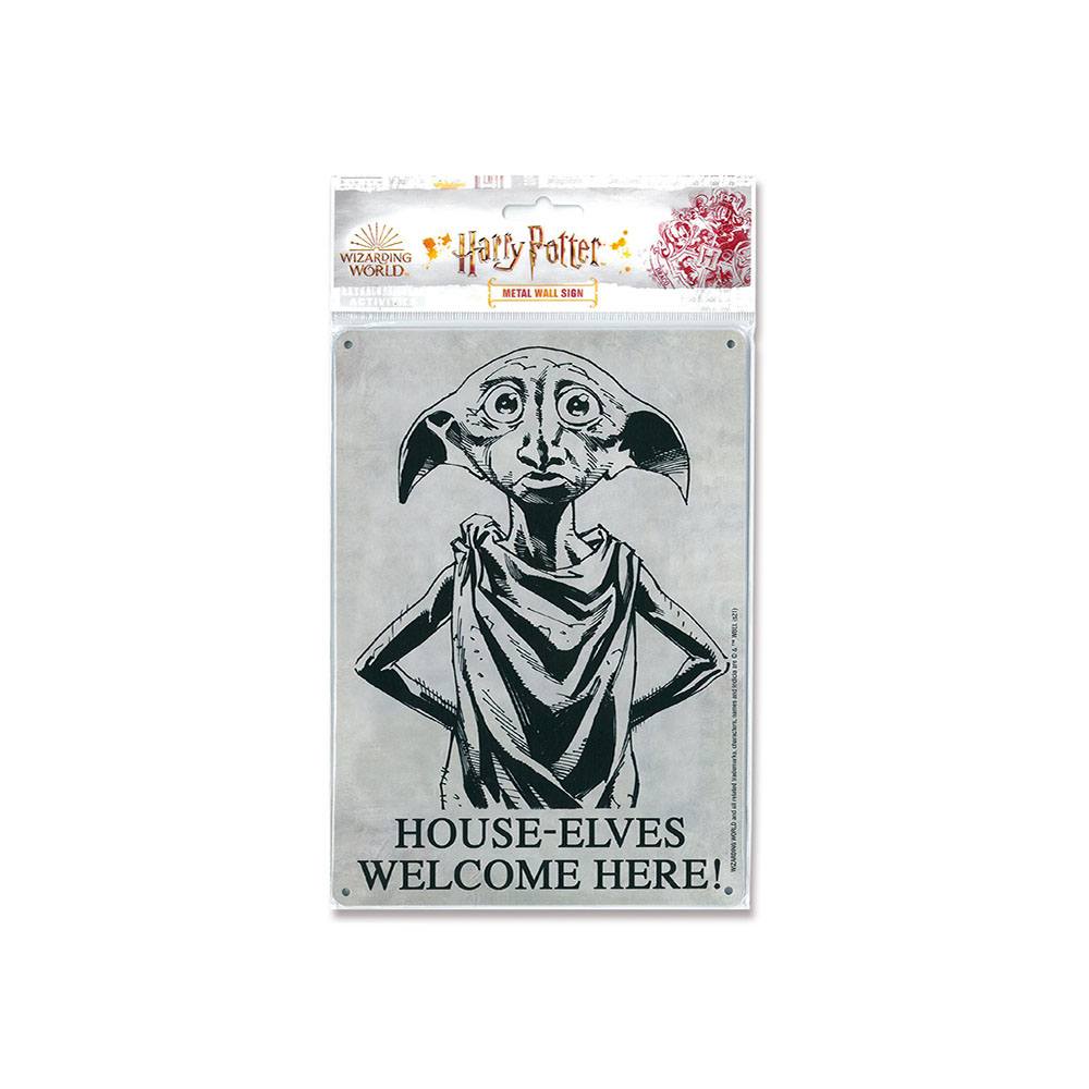 Harry Potter Blechschild House-Elves 15 x 21 cm