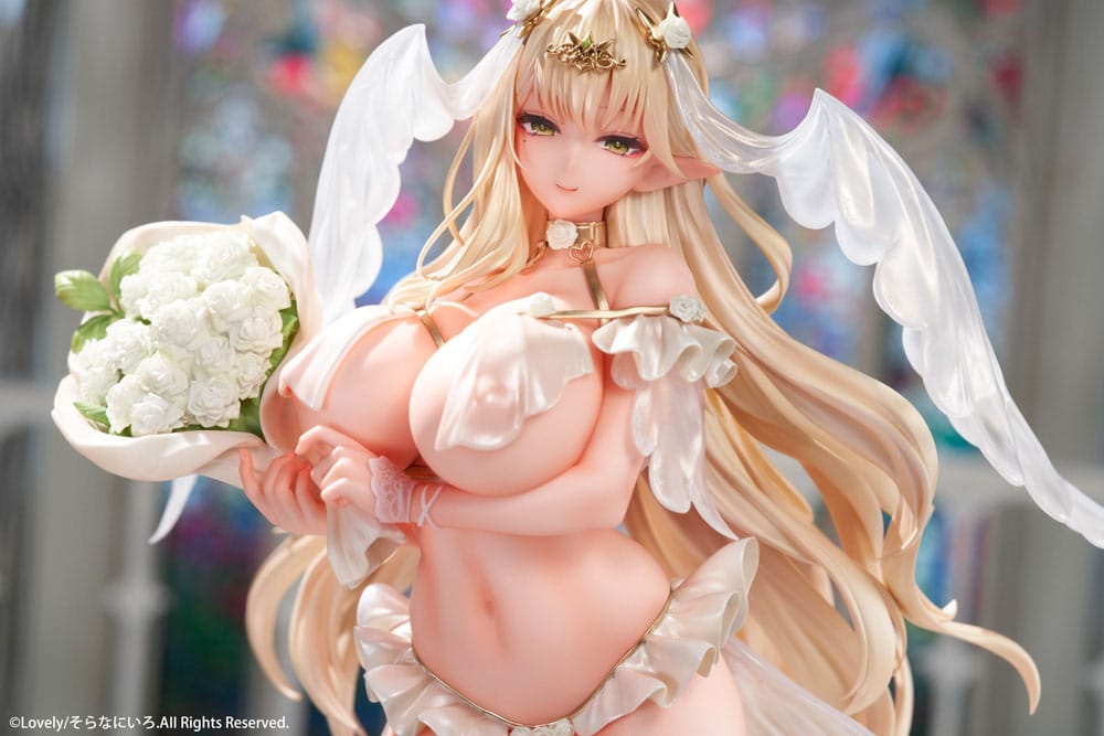 Original Character PVC Statue 1/5.5 Wife Erof Illustrated by Sora Nani Iro 32 cm