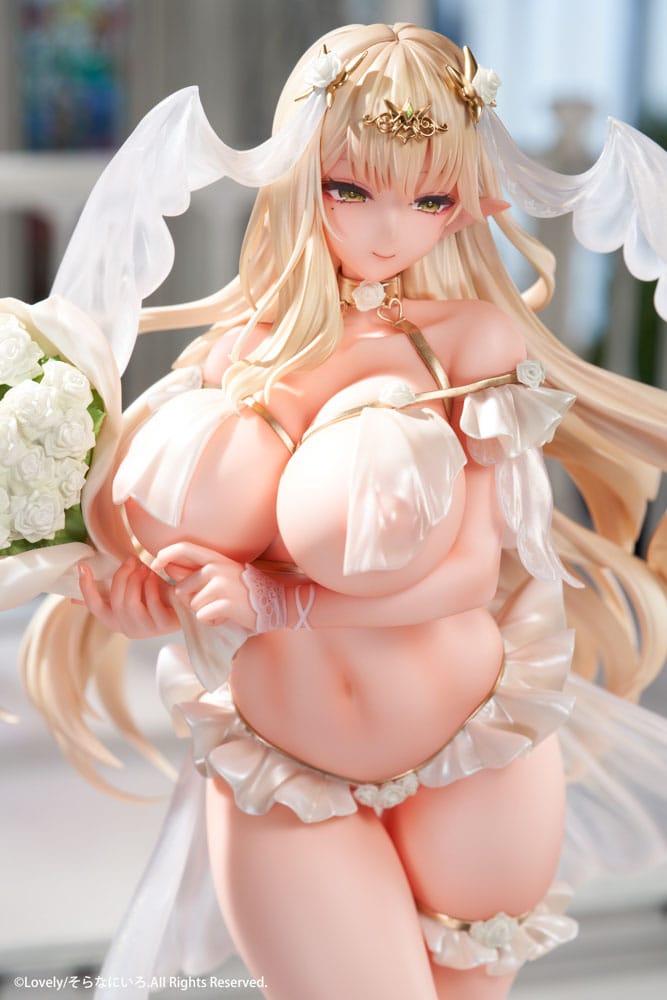 Original Character PVC Statue 1/5.5 Wife Erof Illustrated by Sora Nani Iro 32 cm