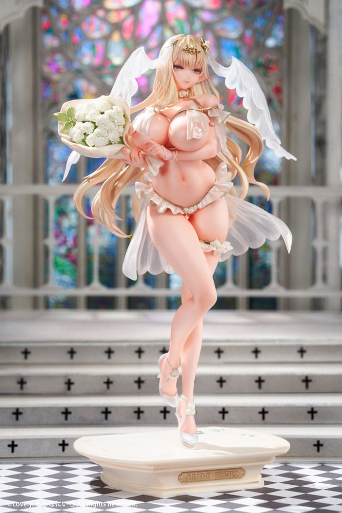Original Character PVC Statue 1/5.5 Wife Erof Illustrated by Sora Nani Iro 32 cm