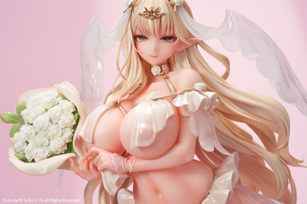 Original Character PVC Statue 1/5.5 Wife Erof Illustrated by Sora Nani Iro 32 cm