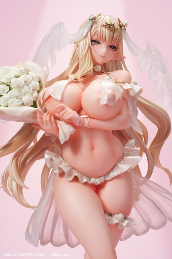 Original Character PVC Statue 1/5.5 Wife Erof Illustrated by Sora Nani Iro 32 cm