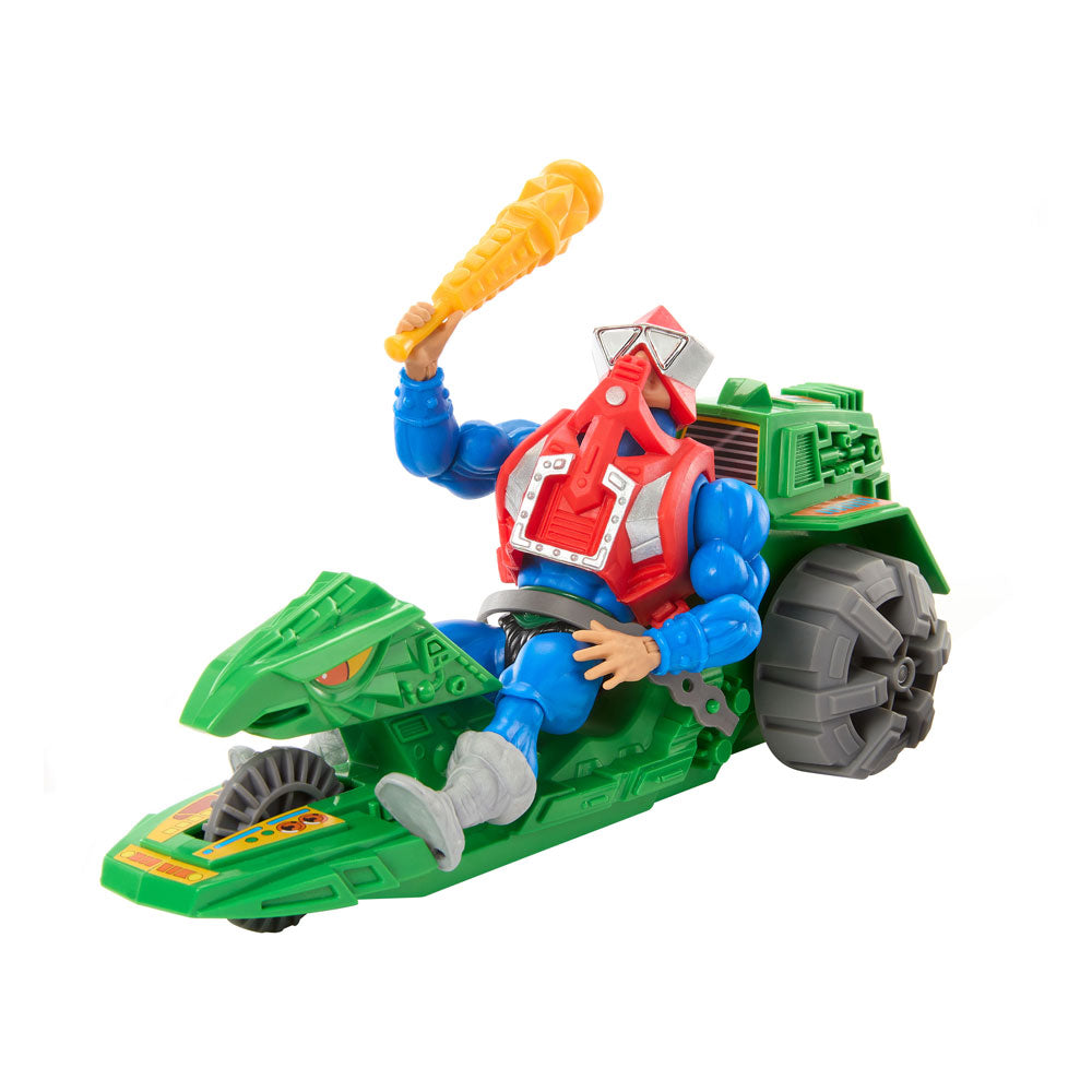Masters of the Universe Origins Actionfigur mit Fahrzeug Mekaneck & Ground Ripper 14 cm