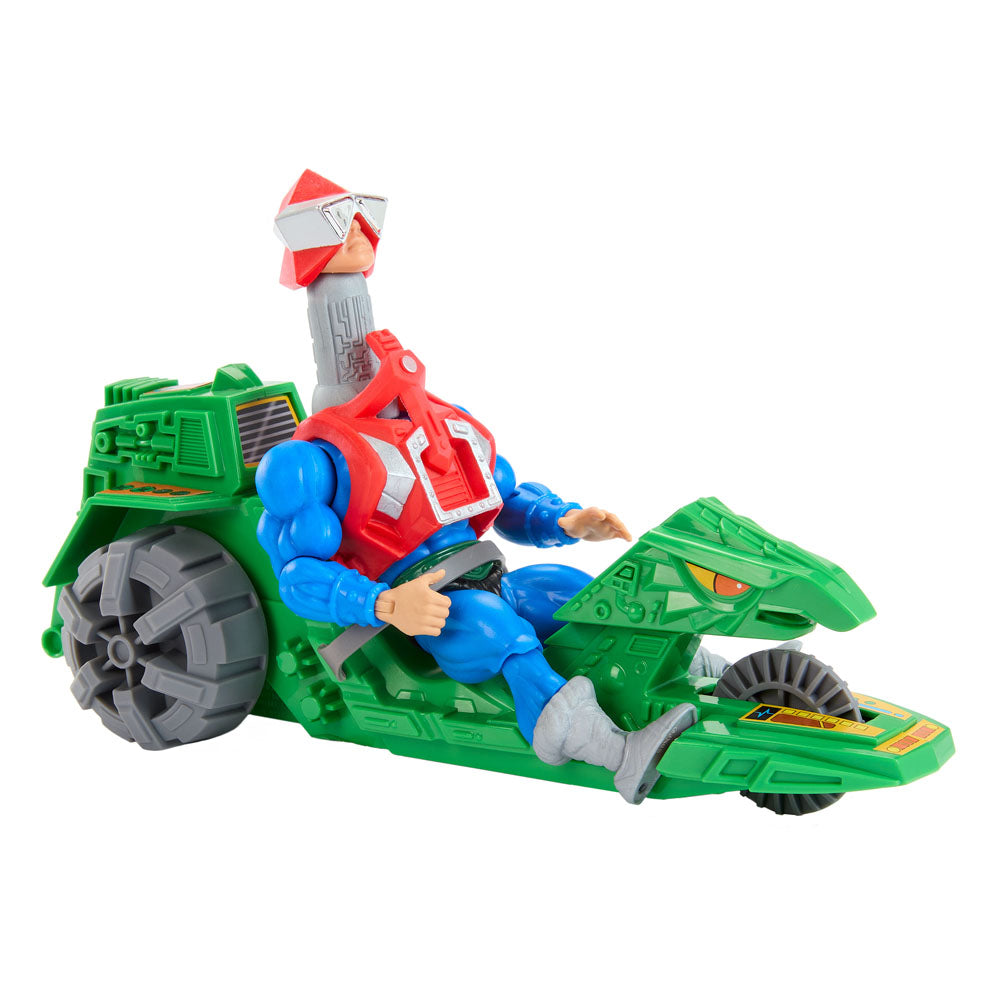 Masters of the Universe Origins Actionfigur mit Fahrzeug Mekaneck & Ground Ripper 14 cm
