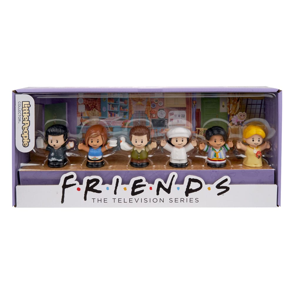 Friends Fisher-Price Little People Collecter Minifiguren 4er-Pack 7 cm