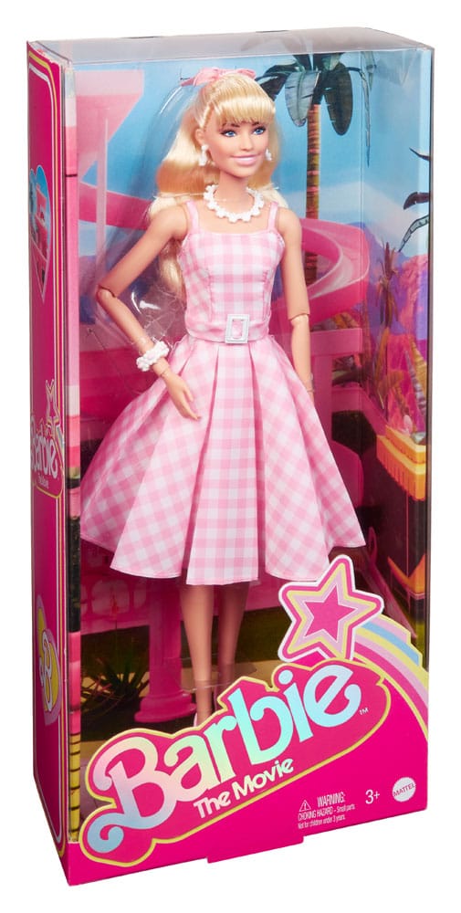 Barbie The Movie Puppe Barbie in Pink Gingham Dress