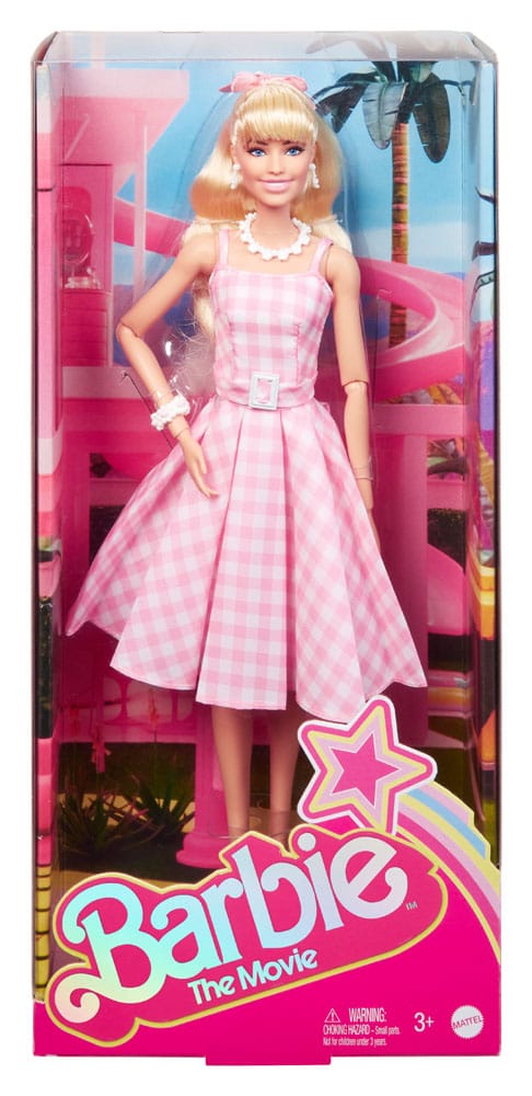 Barbie The Movie Puppe Barbie in Pink Gingham Dress