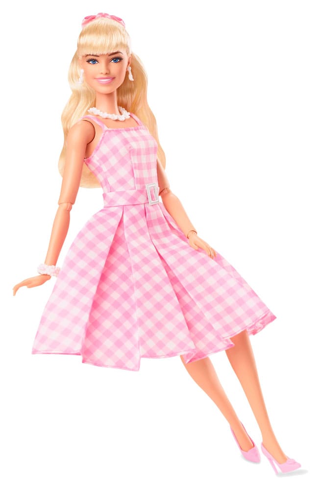 Barbie The Movie Puppe Barbie in Pink Gingham Dress