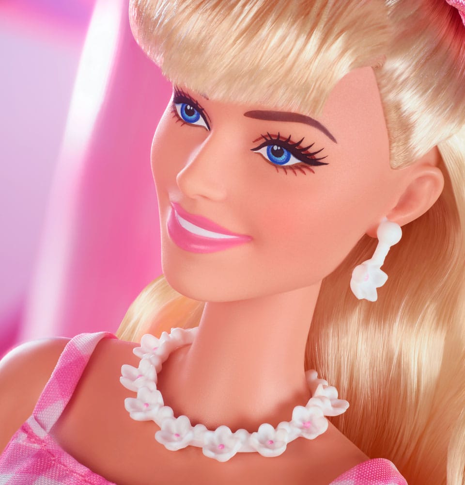 Barbie The Movie Puppe Barbie in Pink Gingham Dress