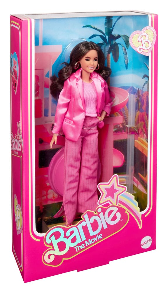 Barbie The Movie Puppe Gloria Wearing Pink Power Pantsuit