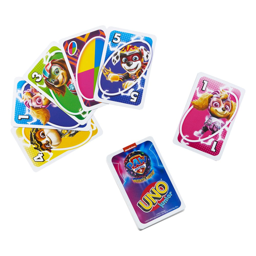 Paw Patrol - Der Mighty Kinofilm Kartenspiel UNO Junior