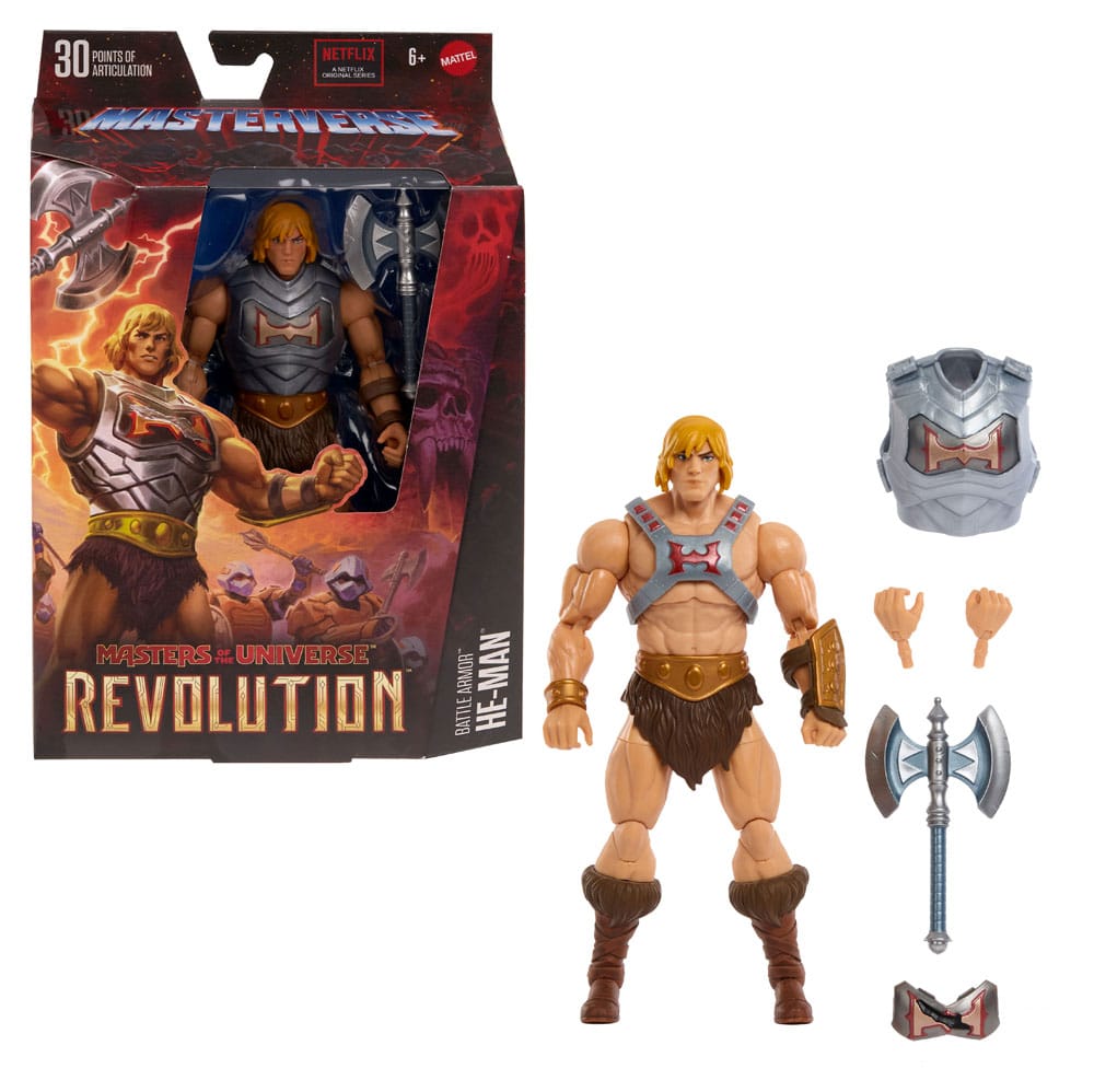 Masters of the Universe: Revolution Masterverse Actionfigur Battle Armor He-Man 18 cm