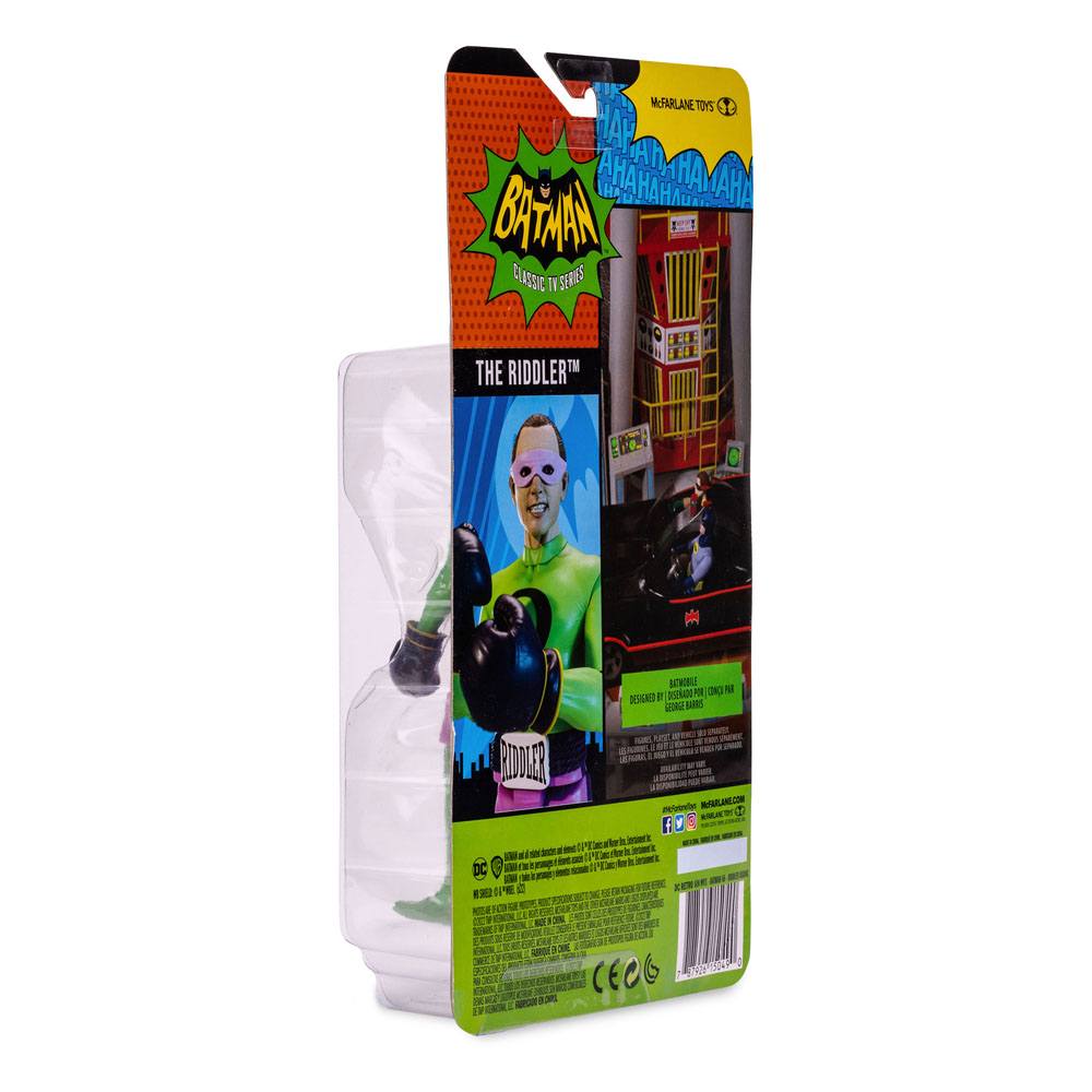 DC Retro Actionfigur Batman 66 The Riddler in Boxing Gloves 15 cm