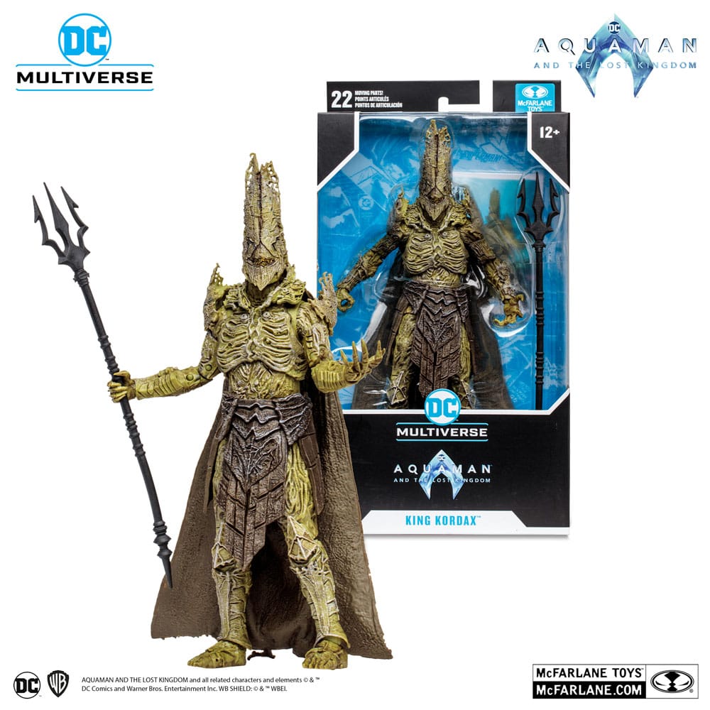 Aquaman and the Lost Kingdom DC Multiverse Actionfigur King Kordax 18 cm