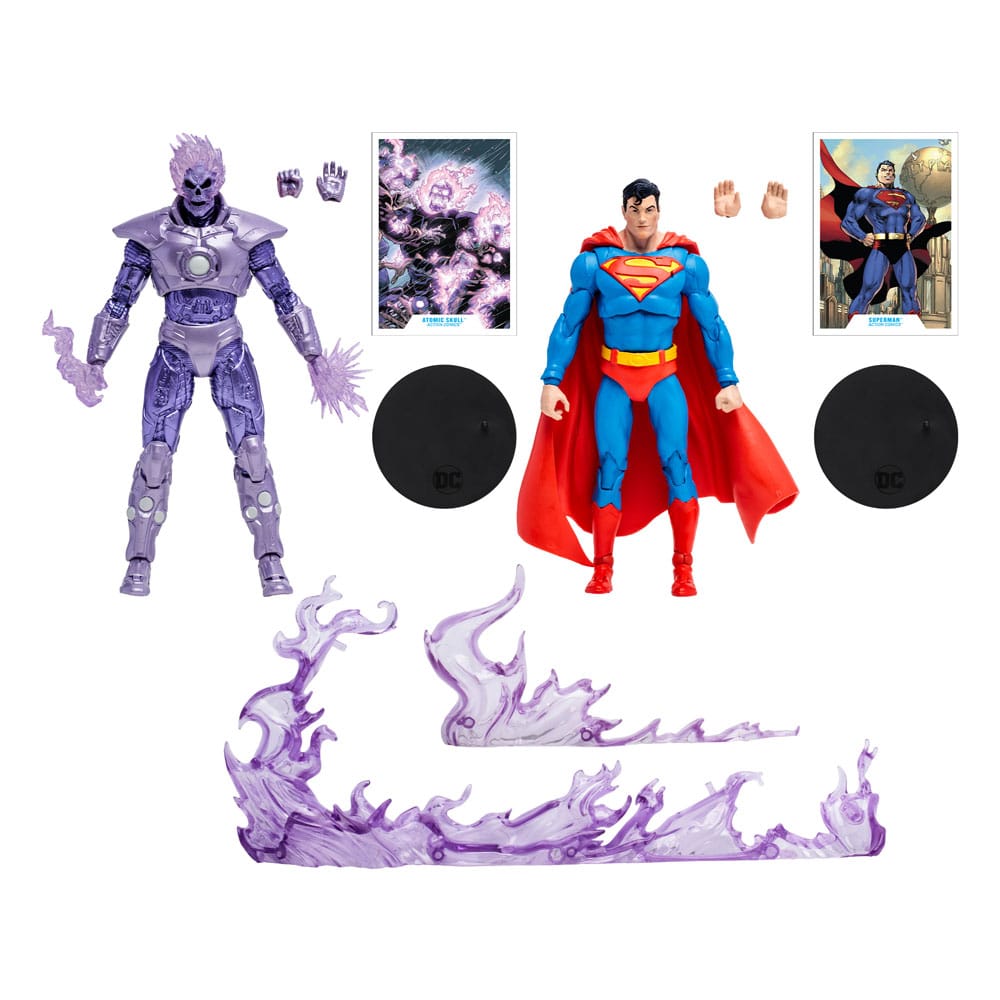 DC Collector Multipack Actionfigur Atomic Skull vs. Superman (Action Comics) (Gold Label) 18 cm