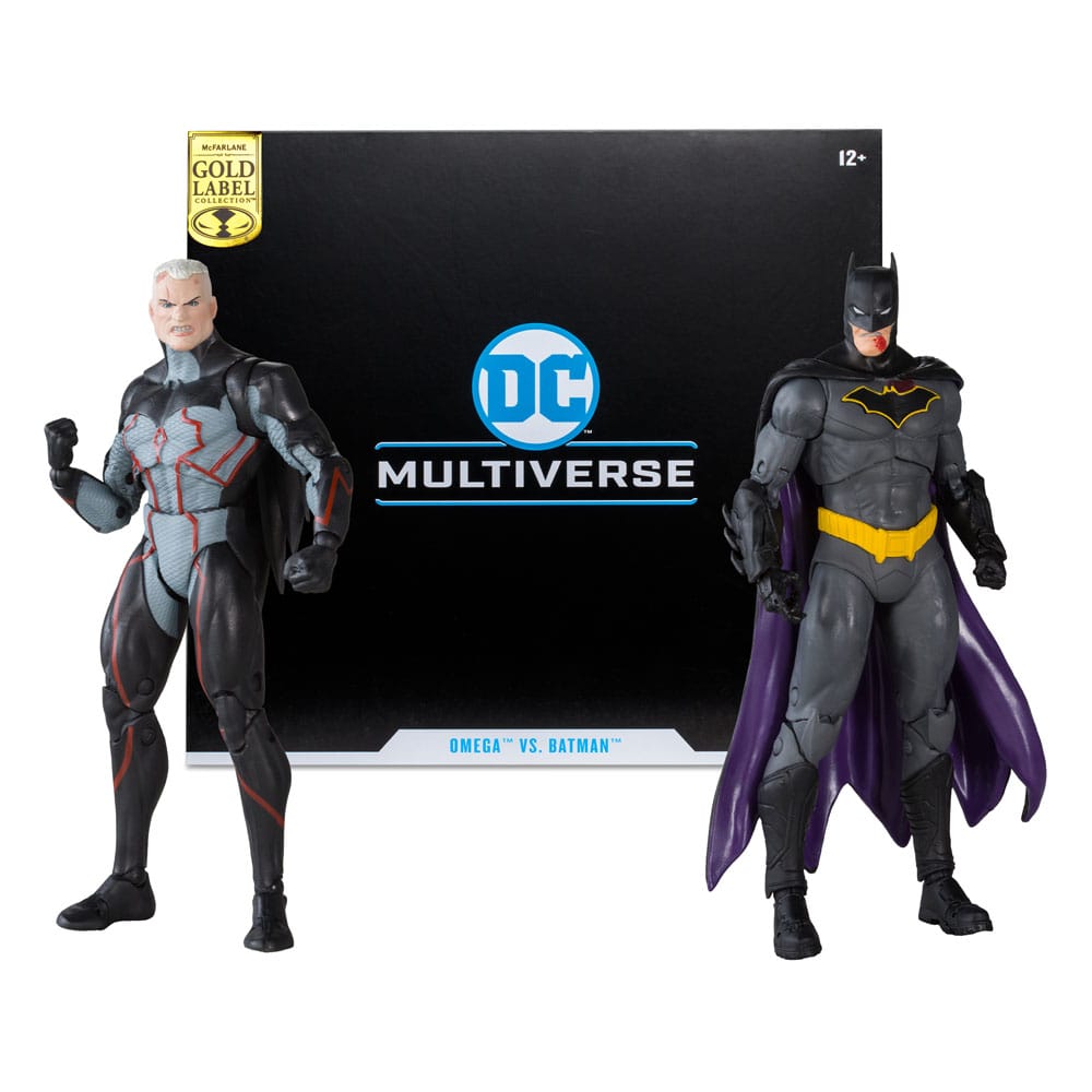 DC Collector Actionfiguren 2er-Pack Omega (Unmasked) & Batman (Bloody)(Gold Label) 18 cm