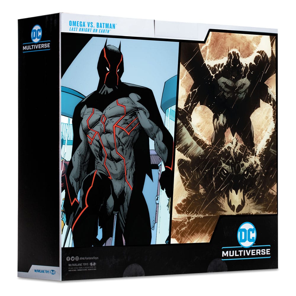 DC Collector Actionfiguren 2er-Pack Omega (Unmasked) & Batman (Bloody)(Gold Label) 18 cm