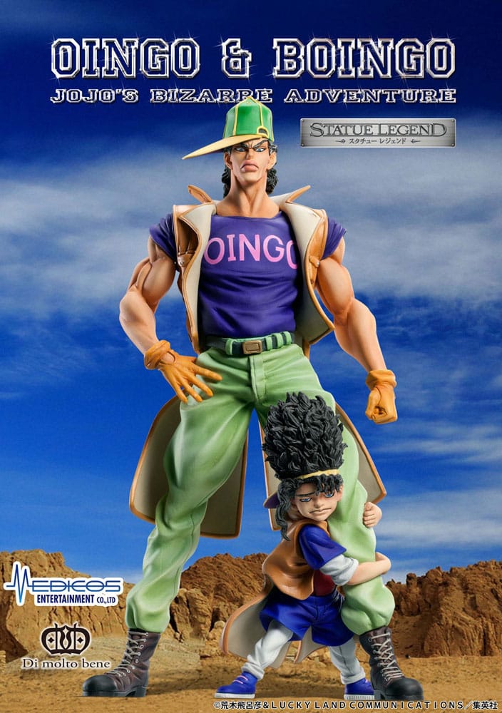 JoJo's Bizarre Adventure PVC Statue Legend Oingo & Boingo 19 cm