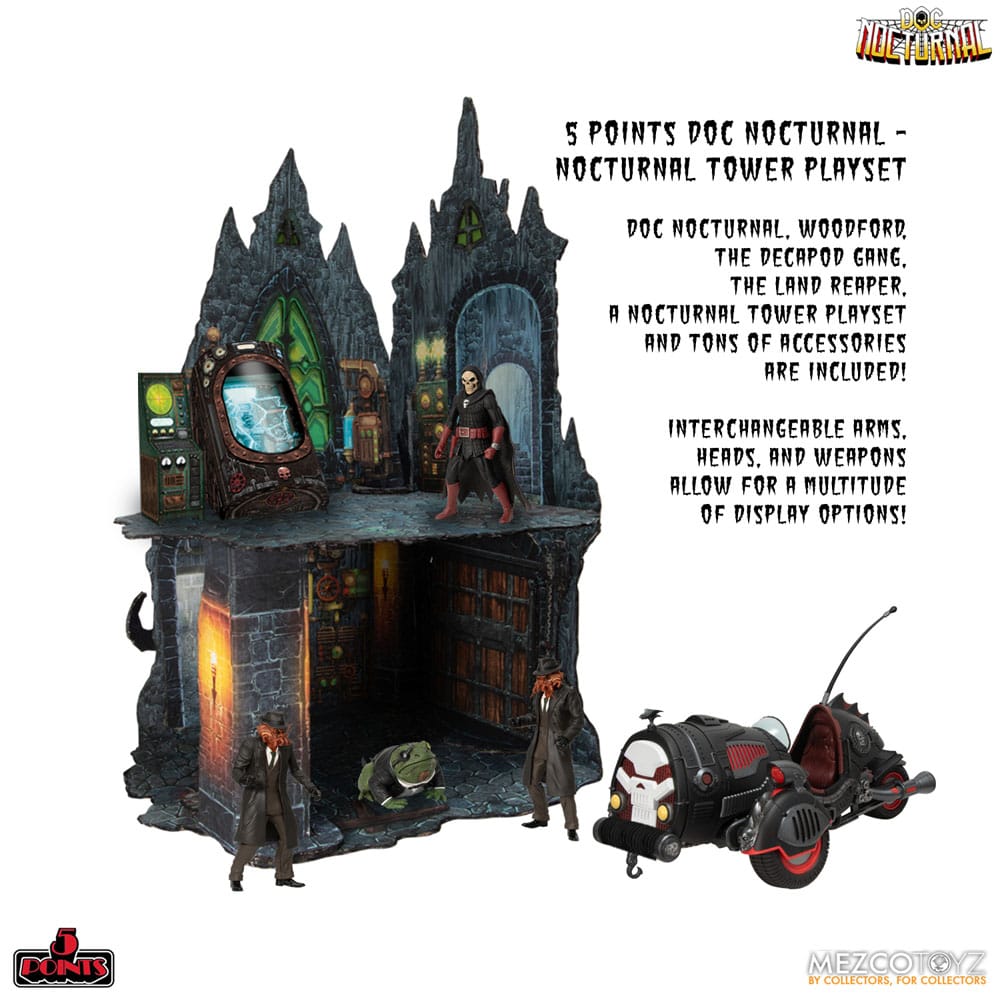 Doc Nocturnal 5 Points Actionfiguren Nocturnal Tower Playset 9 cm