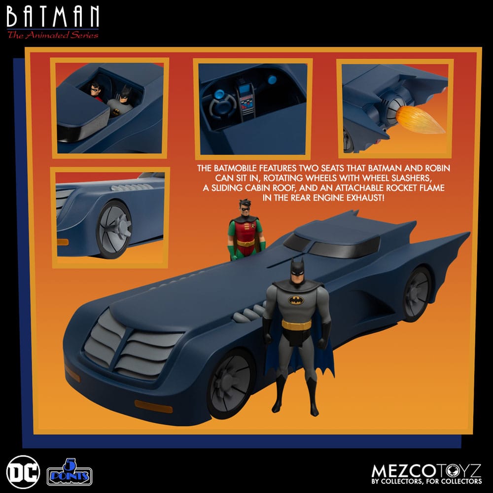 DC Comics Fahrzeug Batman: The Animated - The Batmobile