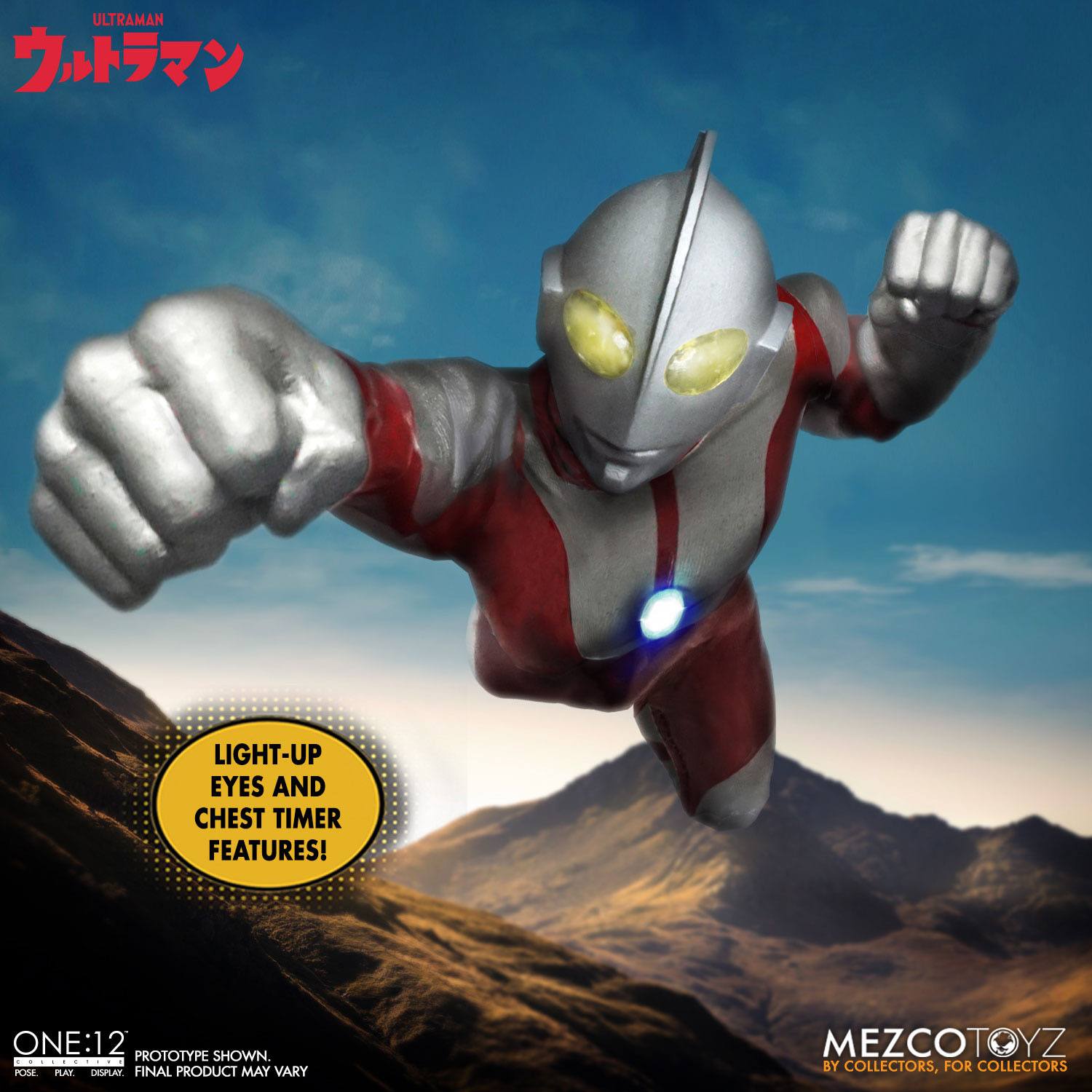 Ultraman Actionfigur mit Leuchtfunktion 1/12 Ultraman 16 cm