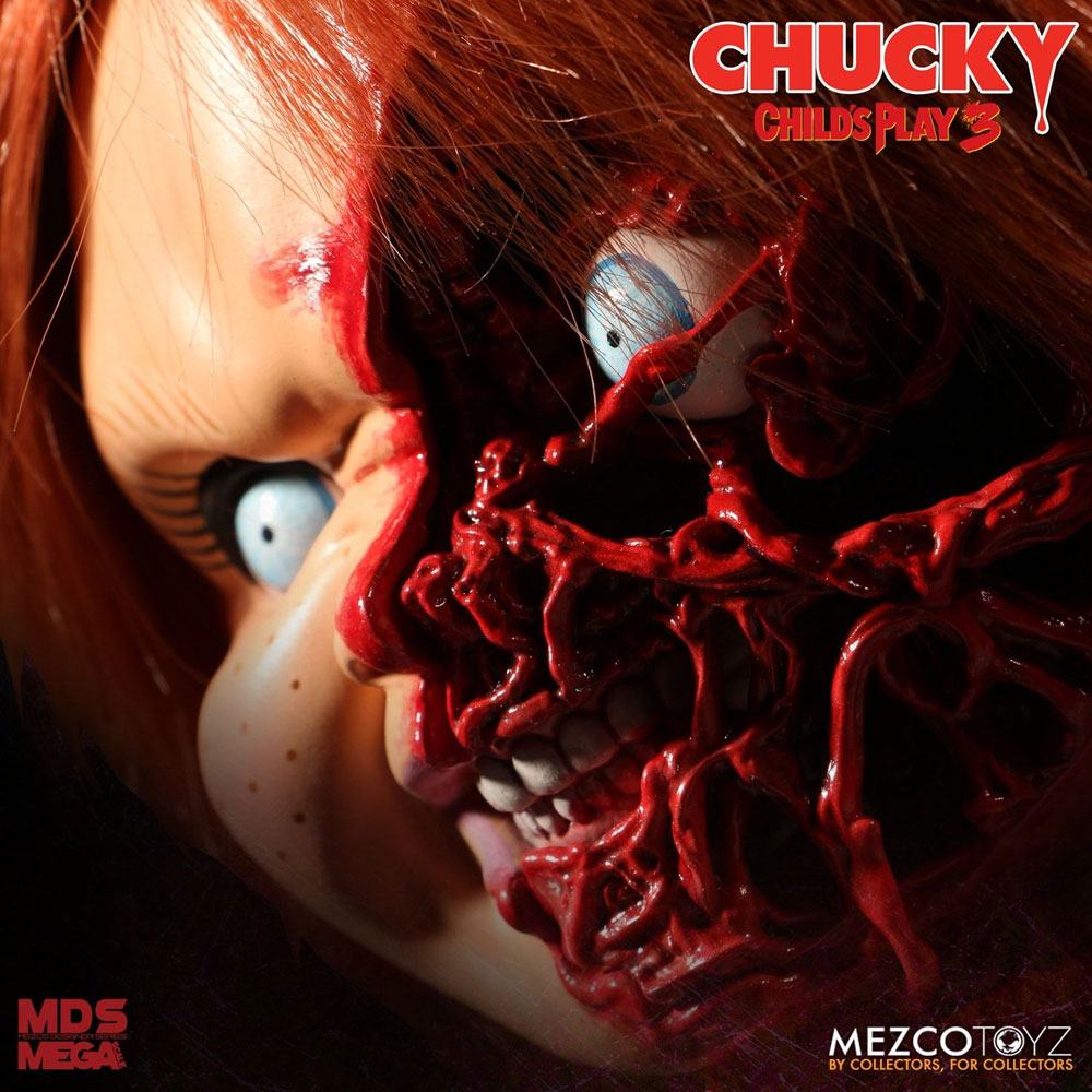 Chucky Die Mörderpuppe 3 Designer Series Sprechende Puppe Pizza Face Chucky 38 cm