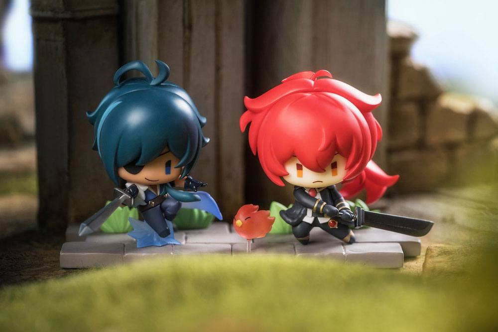 Genshin Impact Battle Scene Series Sammelfiguren 6er-Pack Mondstadt Edition 5 cm