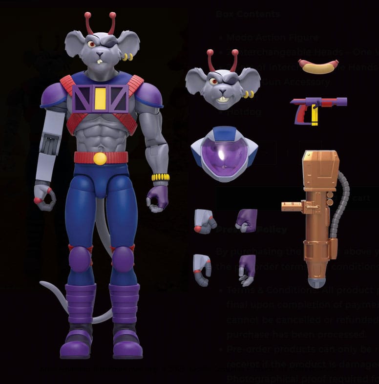 Biker Mice From Mars Actionfigur Modo 20 cm
