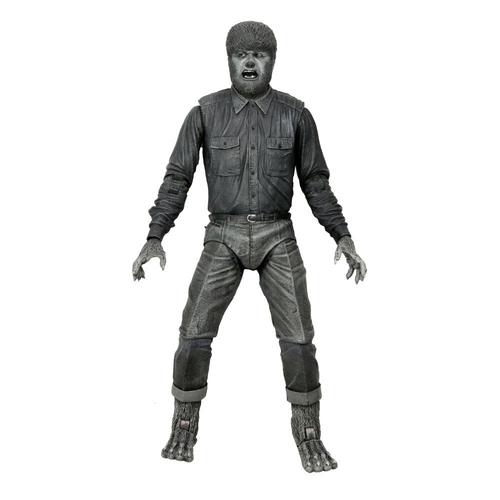 Universal Monsters Actionfigur Ultimate The Wolf Man (Black & White) 18 cm