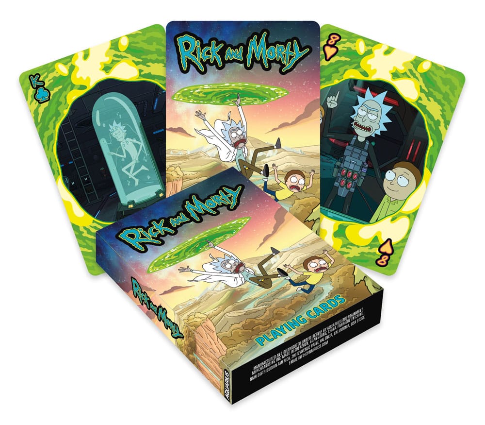 Rick and Morty Spielkarten Scenes