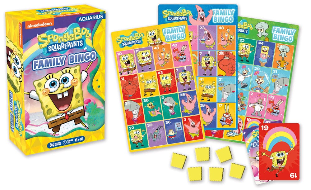 SpongeBob Brettspiel Family Bingo *Englische Version*