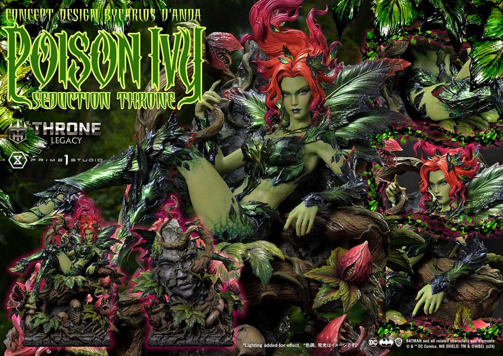 DC Comics Throne Legacy Collection Statue 1/4 Batman Poison Ivy Seduction Throne Deluxe Version 55 cm