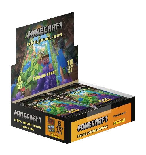 Minecraft - Create, Explore, Survive Trading Cards Flow Packs Display (18) *Deutsche Version*