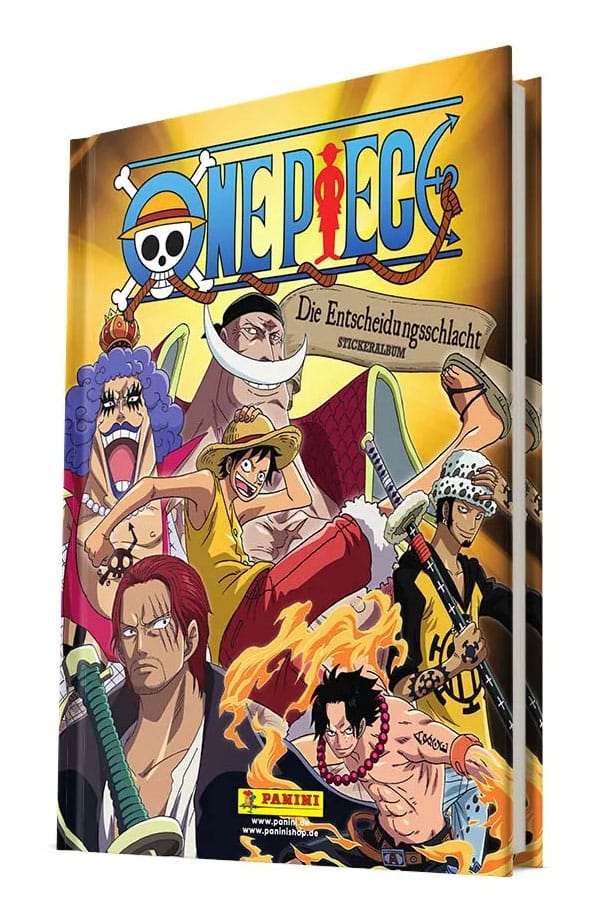 One Piece - Die Entscheidungsschlacht Sticker Collection Hardcover Album *Deutsche Version*