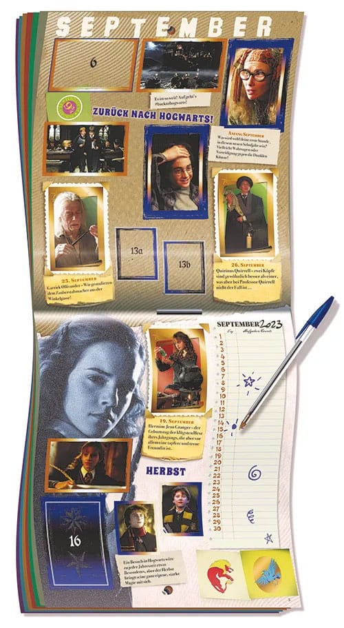 Harry Potter - Ein Jahr in Hogwarts Sticker & Card Collection Sticker Album *Deutsche Version*