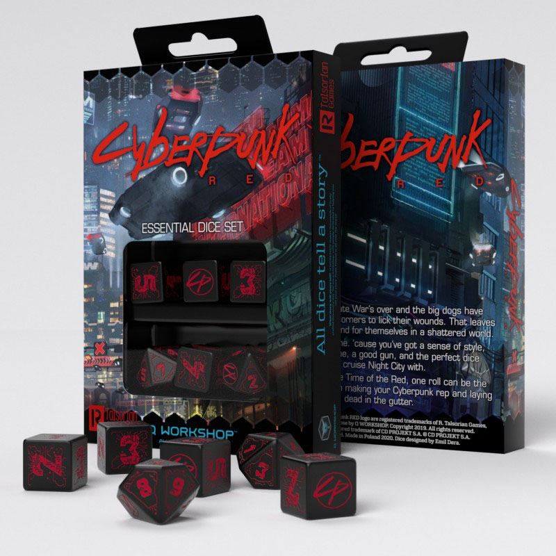 Cyberpunk Würfel Set Night City Essential (6)
