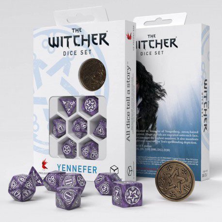 The Witcher Würfel Set Yennefer Lilac and Gooseberries (7)