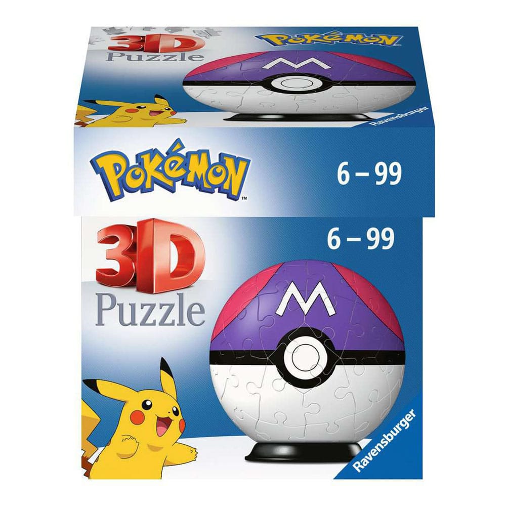 Pokémon 3D Puzzle Pokéballs: Meisterball (54 Teile)