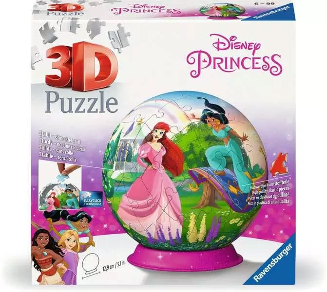 Disney 3D Puzzle Prinzessinnen Puzzle Ball (73 Teile)