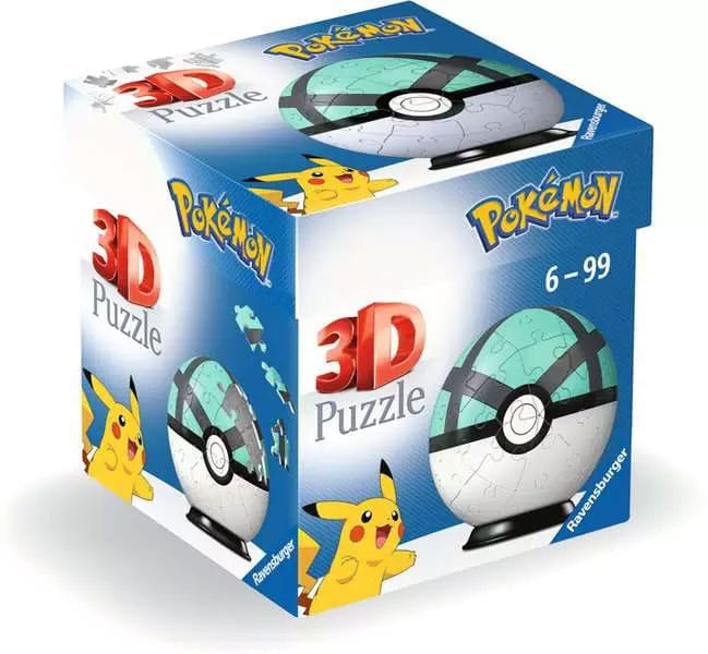 Pokémon 3D Puzzle Pokéballs: Netzball (55 Teile)