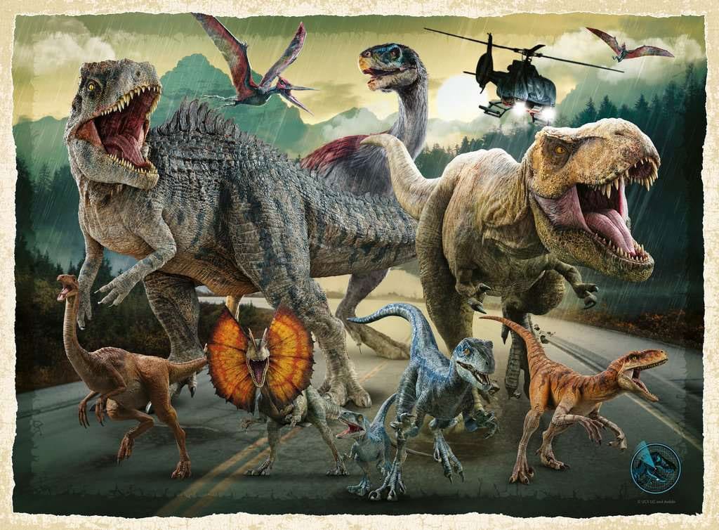 Jurassic World Kinderpuzzle XXL Das Leben findet einen Weg (200 Teile)