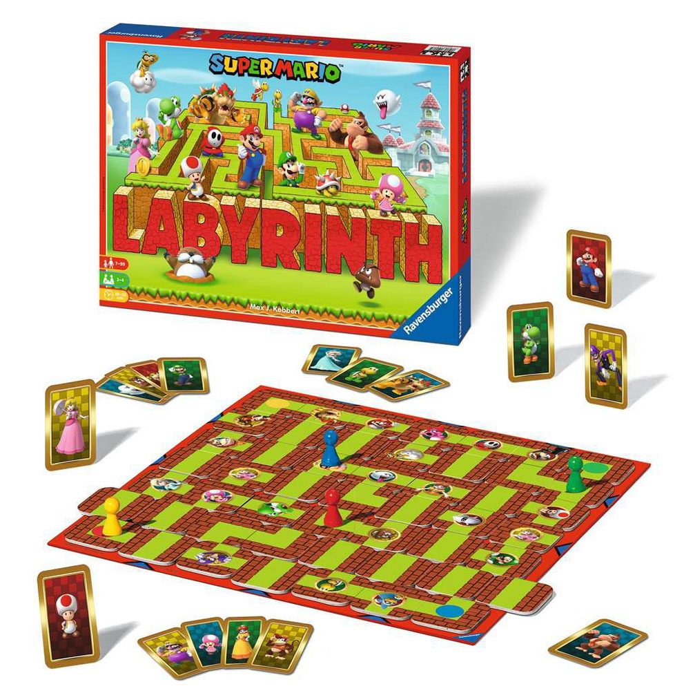 Super Mario Brettspiel Labyrinth