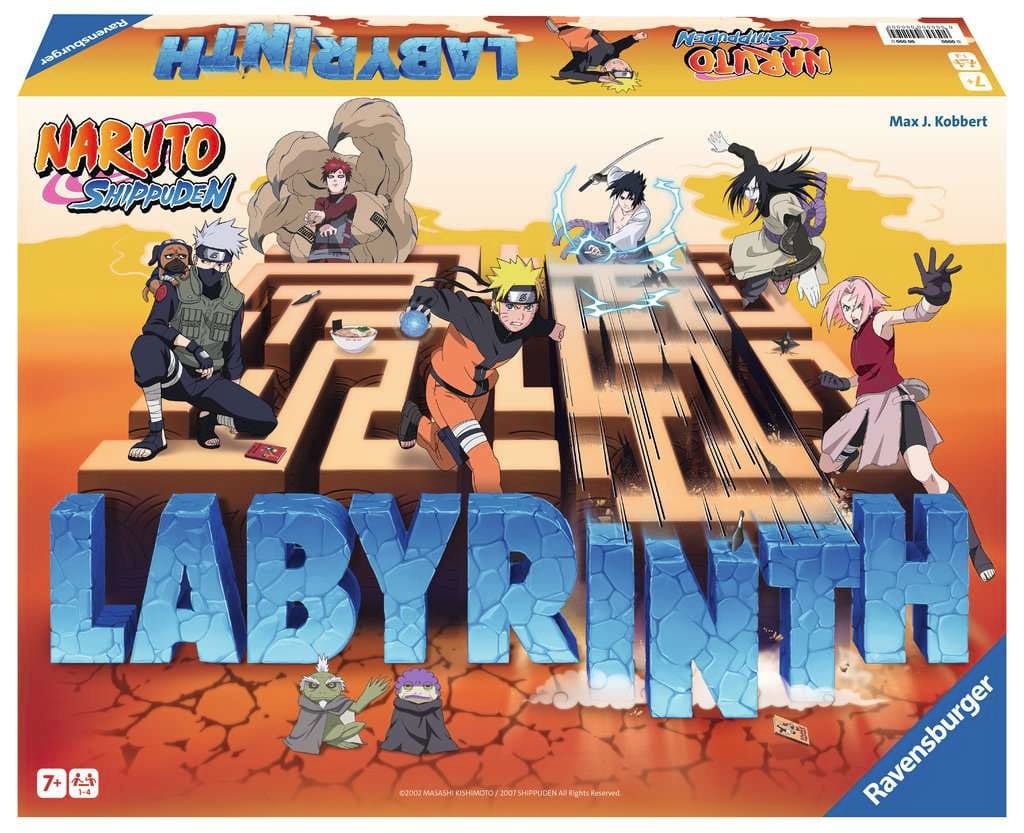 Naruto Shippuden Brettspiel Labyrinth