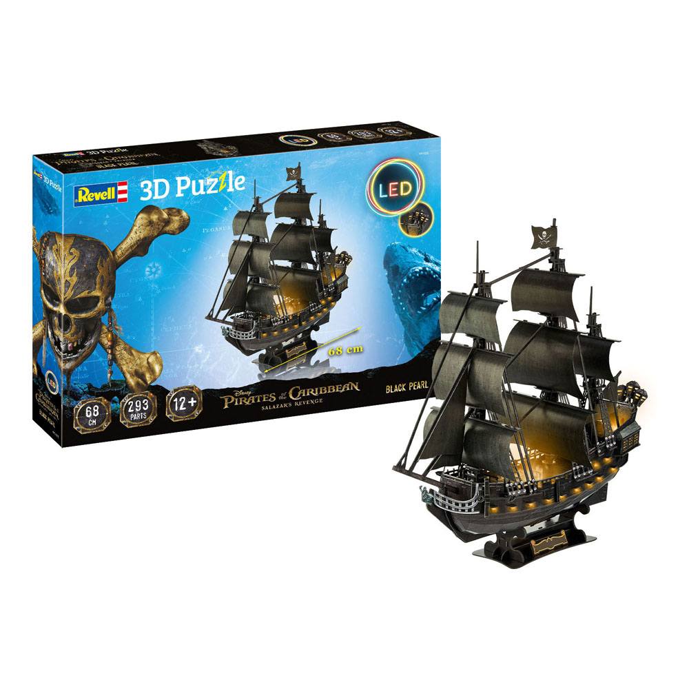 Pirates of the Caribbean: Salazars Rache 3D Puzzle Black Pearl LED Edition